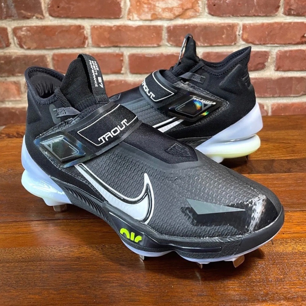 Nike Force Zoom Trout 8 Elite Men Baseball Cleats CZ5913-010 Black Size 8 NEW